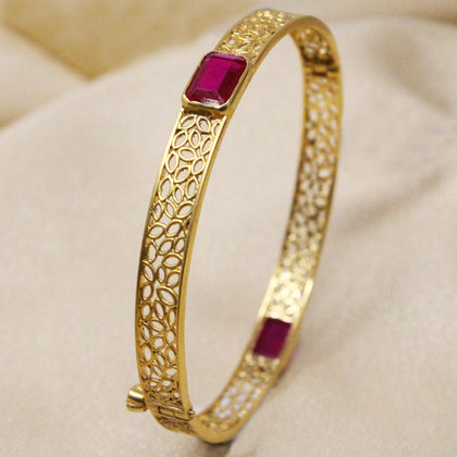 Red Stone Bangle