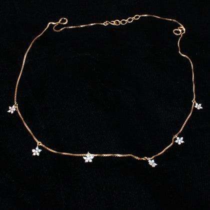 Flower Diamond Necklace