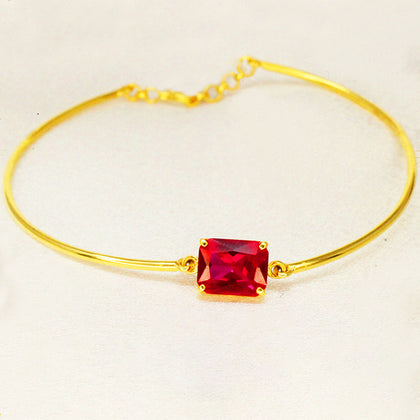 Red Stone Bangle