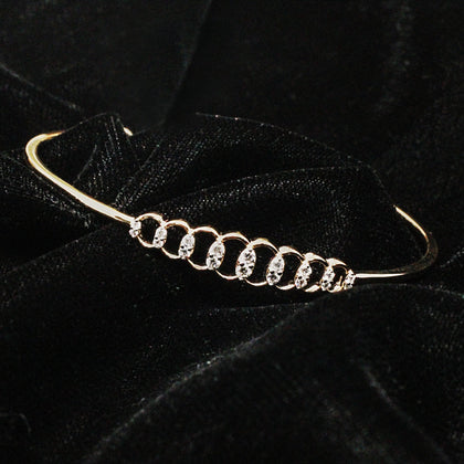 Circle Diamond Bangle