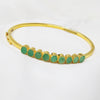 Green Stone Bangle