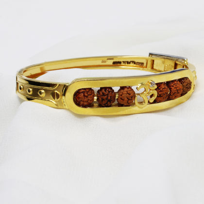 Rudraksha Gents Bangle