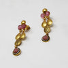 Pink Stone Hanging Earring