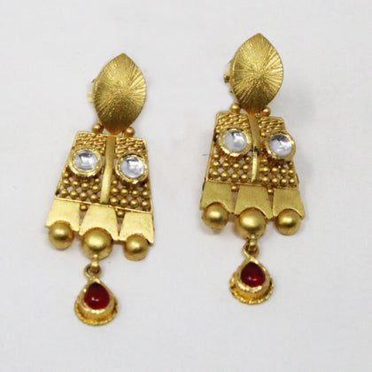 Temple Design Earring