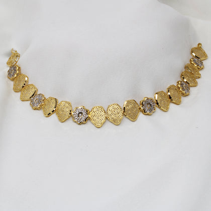 Golden Flower Necklace