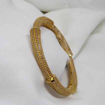 Net Twisted Bangle