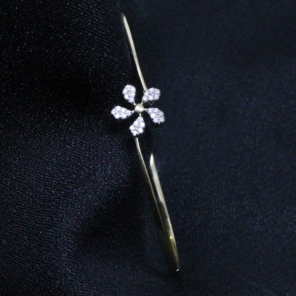 Flower Diamond Bangle