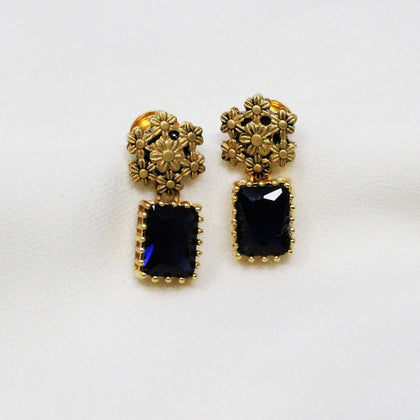 Blue Sapphire Earring