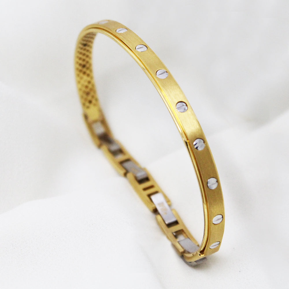Fusion of Gold & White gold Bracelet