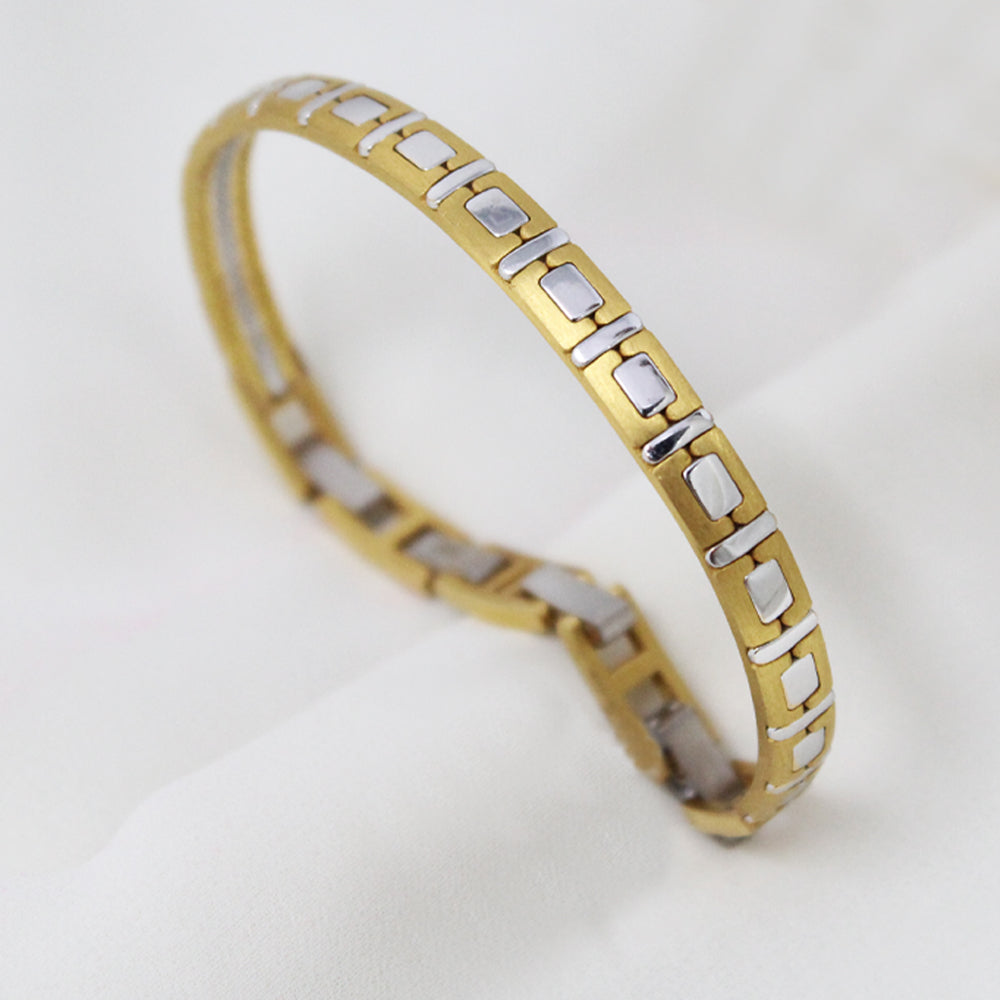 fusion of Gold & White Gold Bracelet