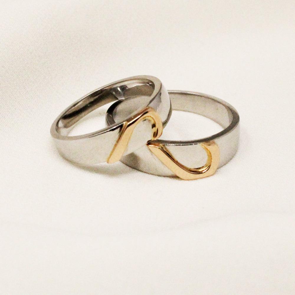 Buy Platinum Engagement Love Band Ring in India Chungath