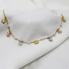 Golden Flower Pearl Necklace