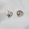 Heart Platinum Stud