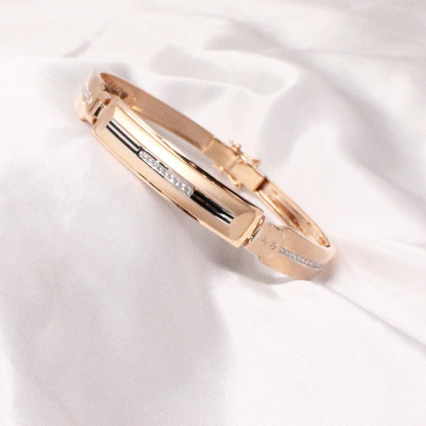 Authentic! Cartier 18k Rose Gold 4 Diamond Love Bangle Bracelet Size 16  Cert. | Fortrove